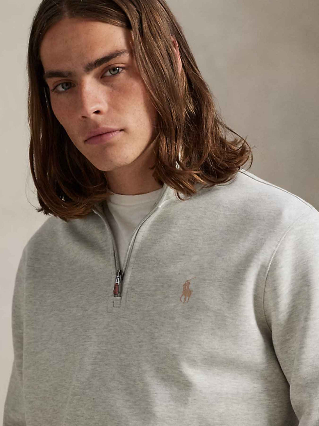 Polo Ralph Lauren - Half-Zip Pullover - Light Grey