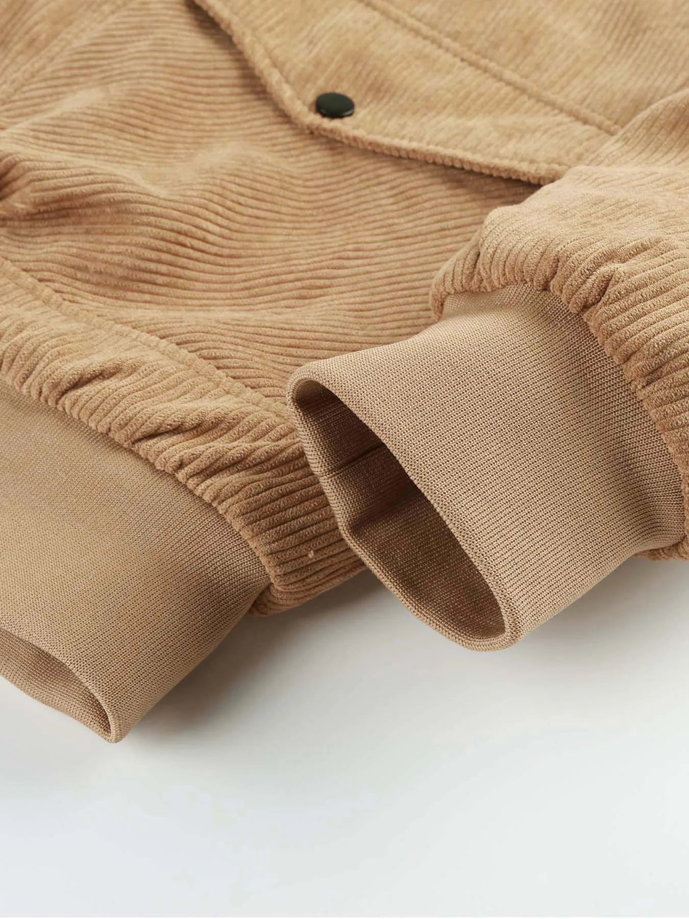 Warm Corduroy Jacket with Fleece Lining